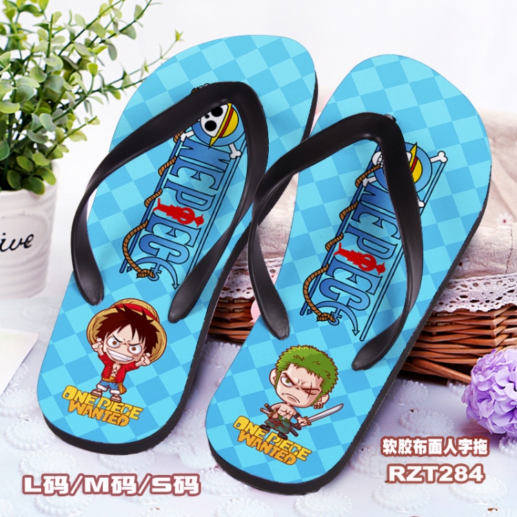 One Piece Cloth surface Flip-flops slipper S.M.L  RZT284