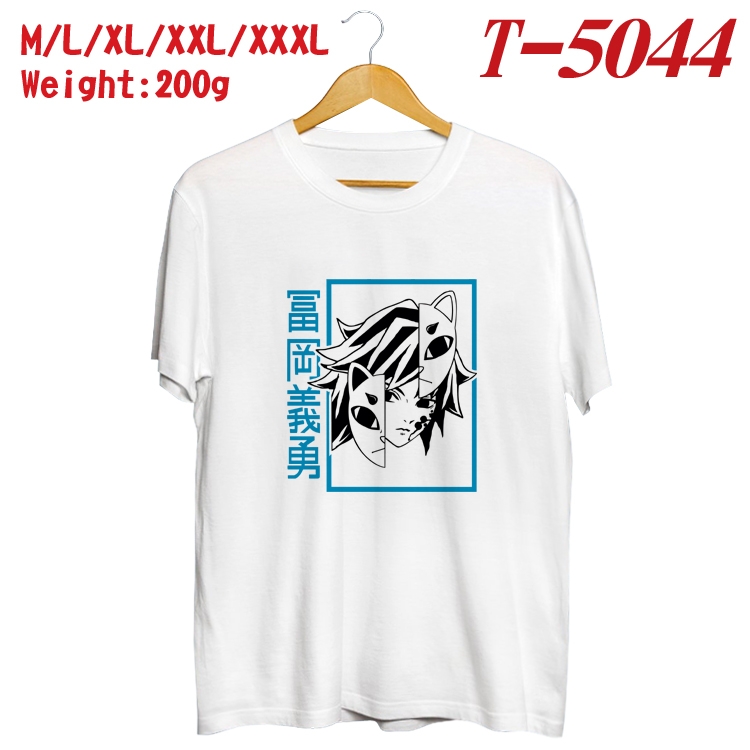 Demon Slayer Kimets Anime digital printed cotton T-shirt T-5044