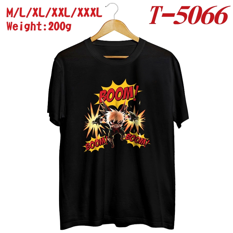 My Hero Academia Anime digital printed cotton T-shirt T-5066