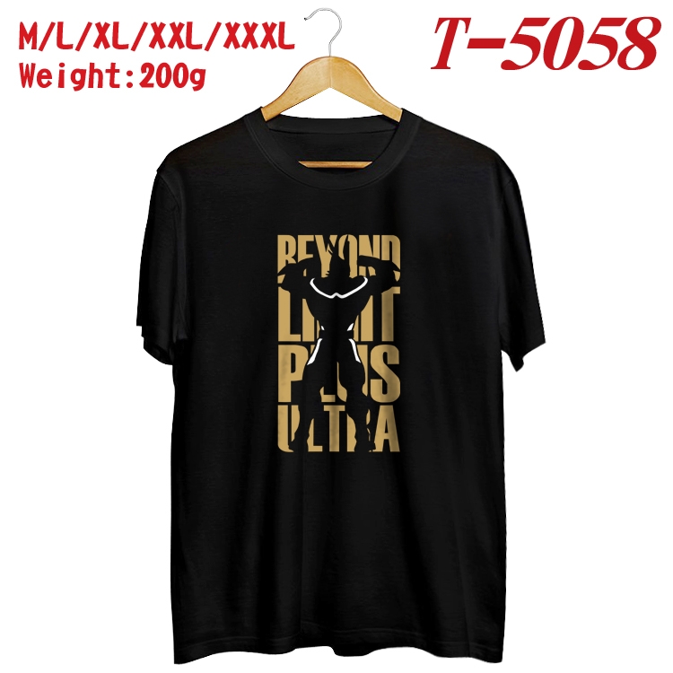 My Hero Academia Anime digital printed cotton T-shirt T-5058