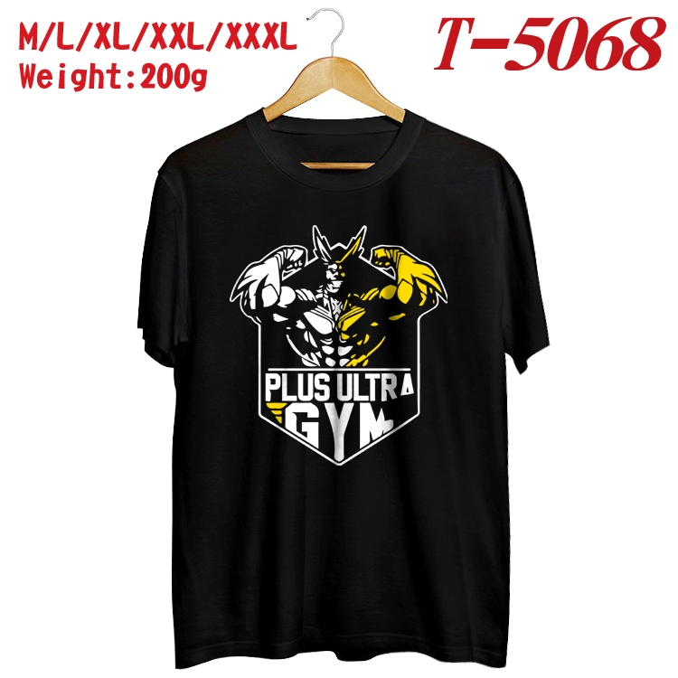 My Hero Academia Anime digital printed cotton T-shirt T-5068