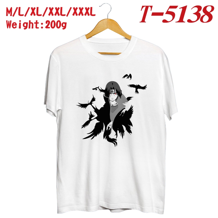 Naruto Anime digital printed cotton T-shirt T-5138