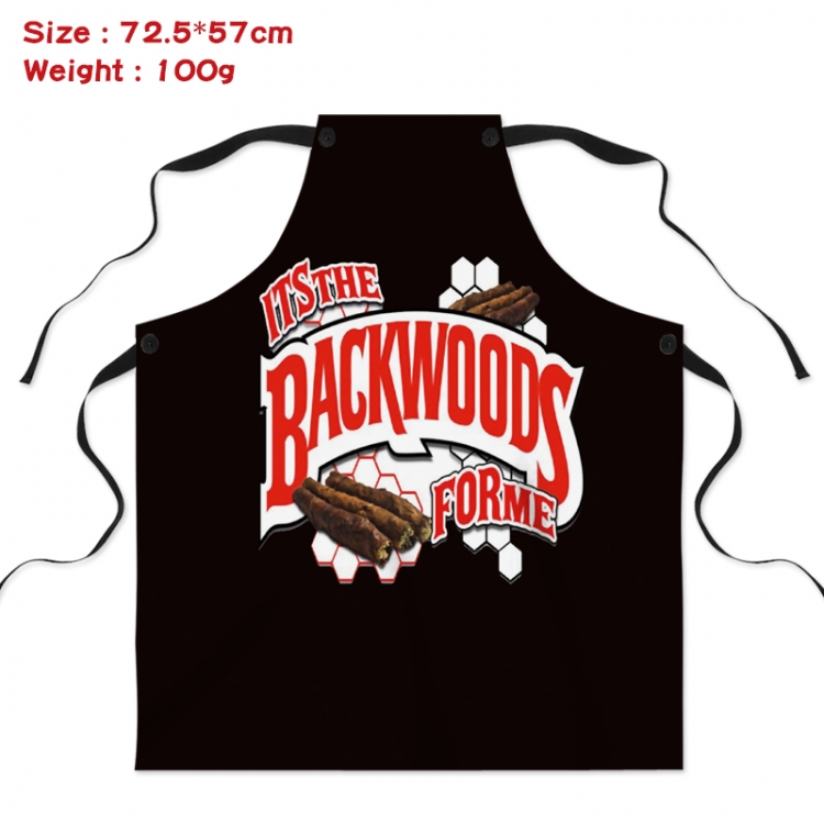 BACKWOODS Anime creative digital printing apron Style 3