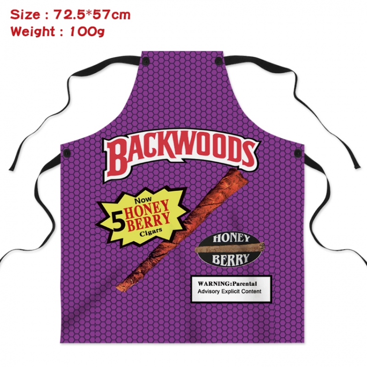 BACKWOODS Anime creative digital printing apron Style 1