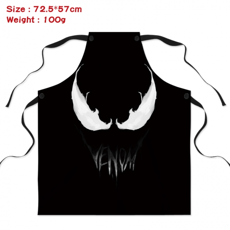 Venom Anime creative digital printing apron Style 4