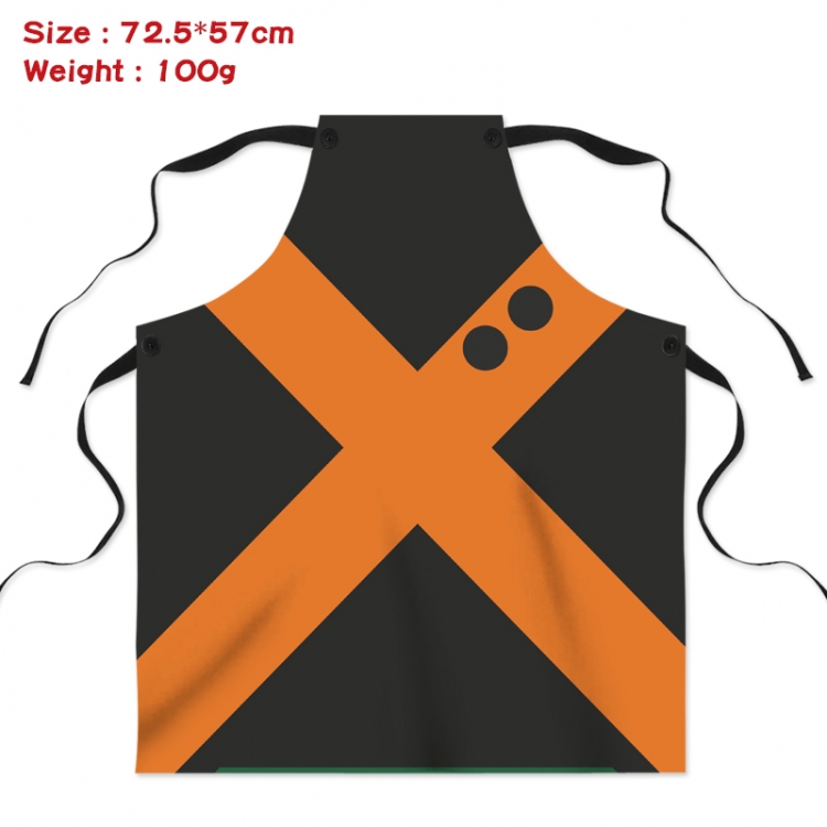 My Hero Academia Anime creative digital printing apron Style 2
