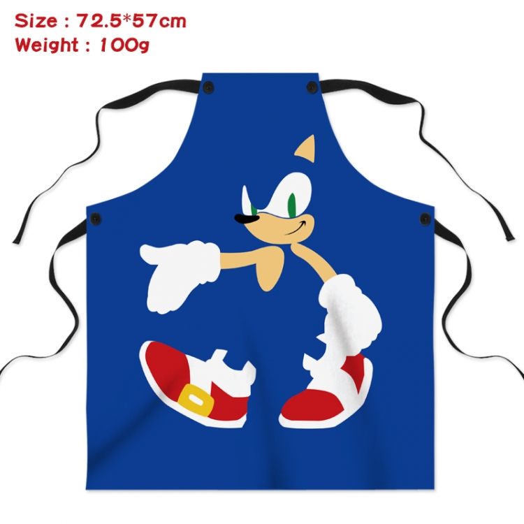 Super Sonico Anime creative digital printing apron Style 3