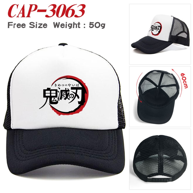 Demon Slayer Kimets Anime print outdoor leisure cap CAP3063