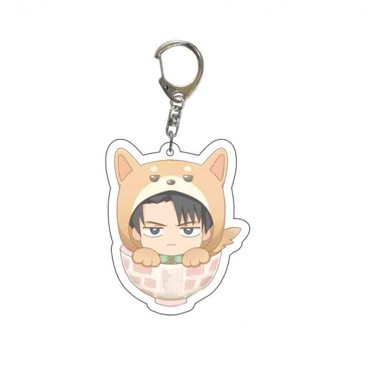 Shingeki no Kyojin Anime acrylic Key Chain  price for 5 pcs  6687