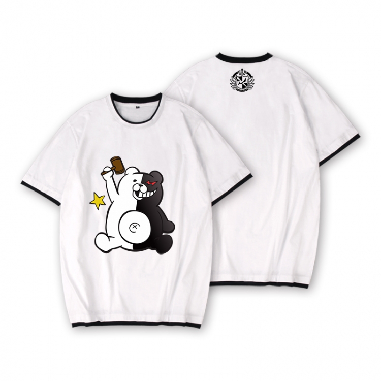Dangan-Ronpa Full color printed short-sleeved fake two-piece T-shirt from S to XXXL