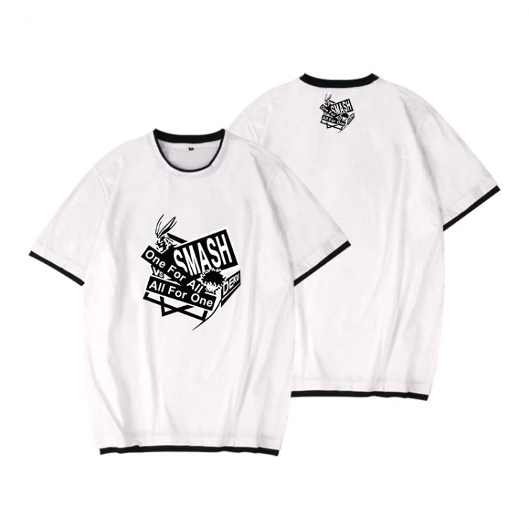 My Hero Academia Full color printed short-sleeved fake two-piece T-shirt from S to XXXL