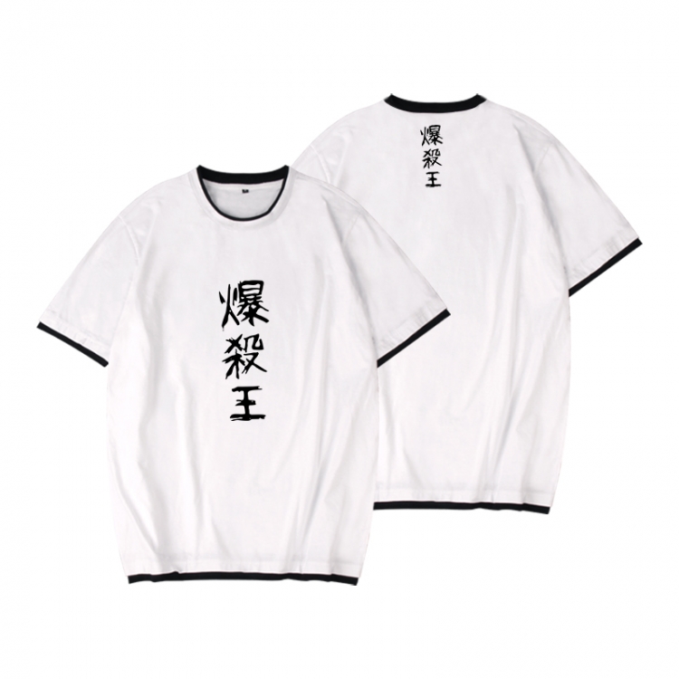 My Hero Academia Full color printed short-sleeved fake two-piece T-shirt from S to XXXL