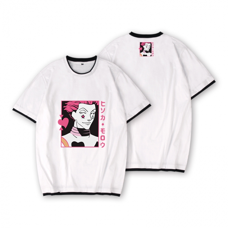HunterXHunter Full color printed short-sleeved fake two-piece T-shirt from S to XXXL