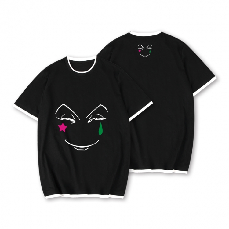 HunterXHunter Full color printed short-sleeved fake two-piece T-shirt from S to XXXL