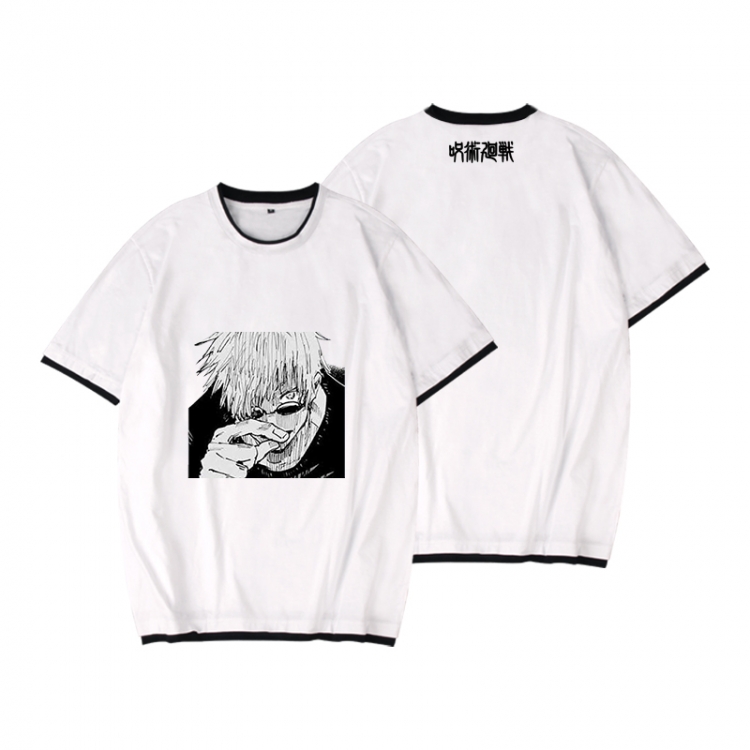 Jujutsu Kaisen Full color printed short-sleeved fake two-piece T-shirt from S to XXXL
