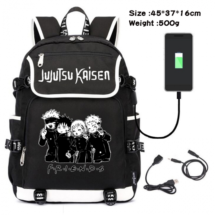 Jujutsu Kaisen Anime Rucksack Backpack School Bag 45X37X16CM