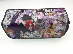 Naruto Double zipper PU pencil...