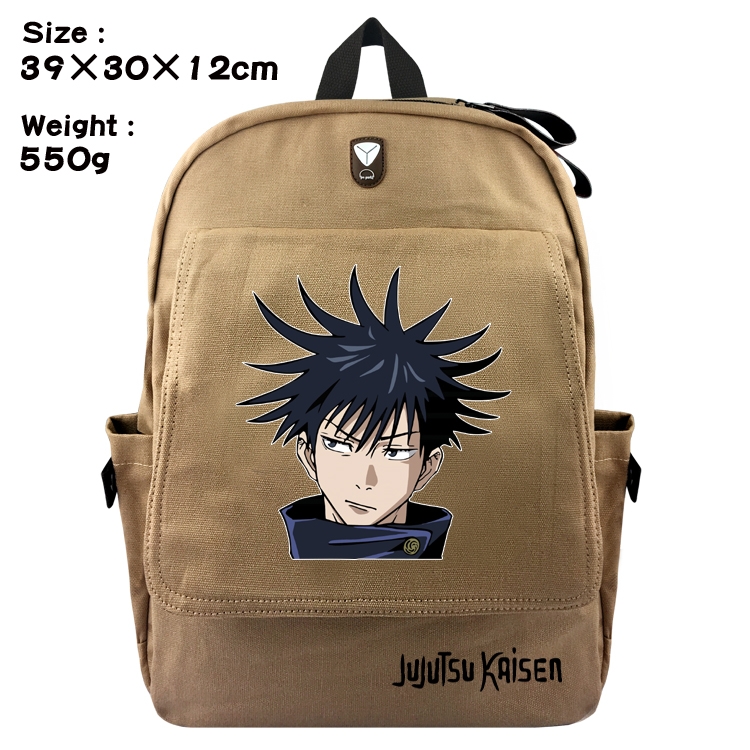 Jujutsu Kaisen Anime canvas backpack student school bag