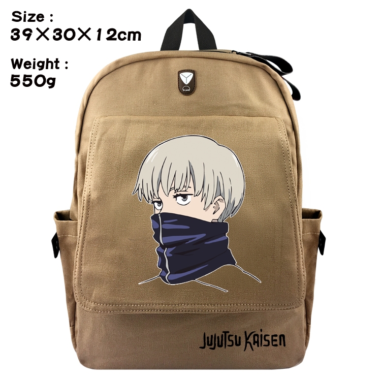 Jujutsu Kaisen Anime canvas backpack student school bag