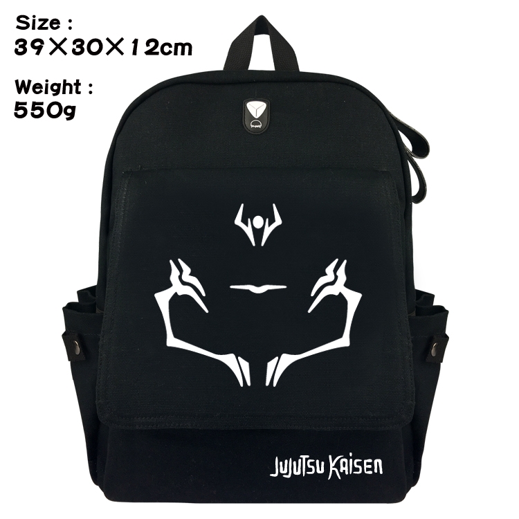 Jujutsu Kaisen Anime canvas backpack student school bag