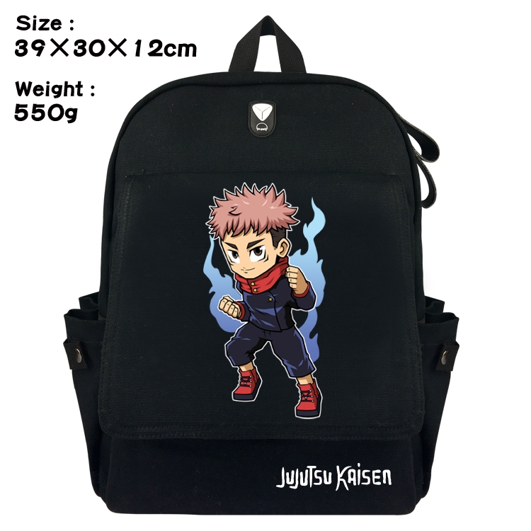 Jujutsu Kaisen Anime canvas backpack student school bag