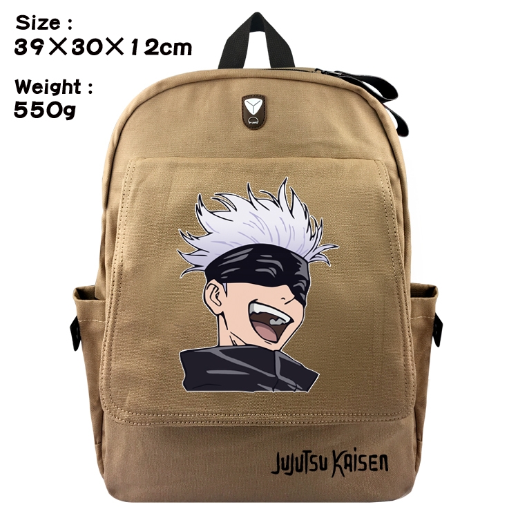 Jujutsu Kaisen Anime canvas backpack student school bag