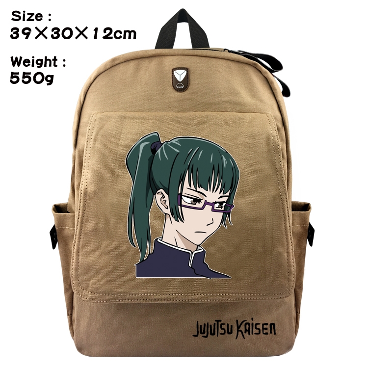 Jujutsu Kaisen Anime canvas backpack student school bag