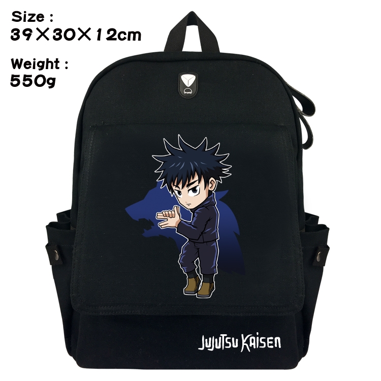 Jujutsu Kaisen Anime canvas backpack student school bag