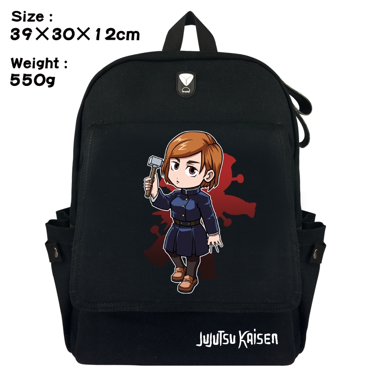 Jujutsu Kaisen Anime canvas backpack student school bag