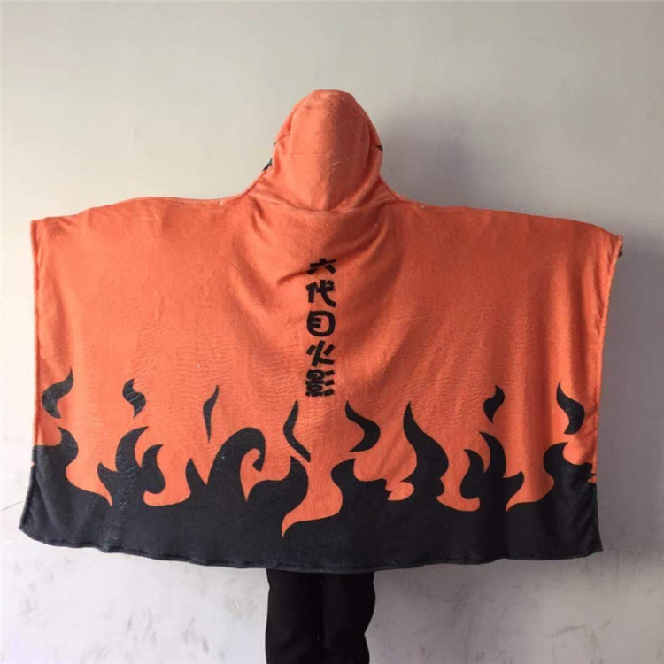 Naruto Full color COS kimono flannel cloak jacket 1X1.7M