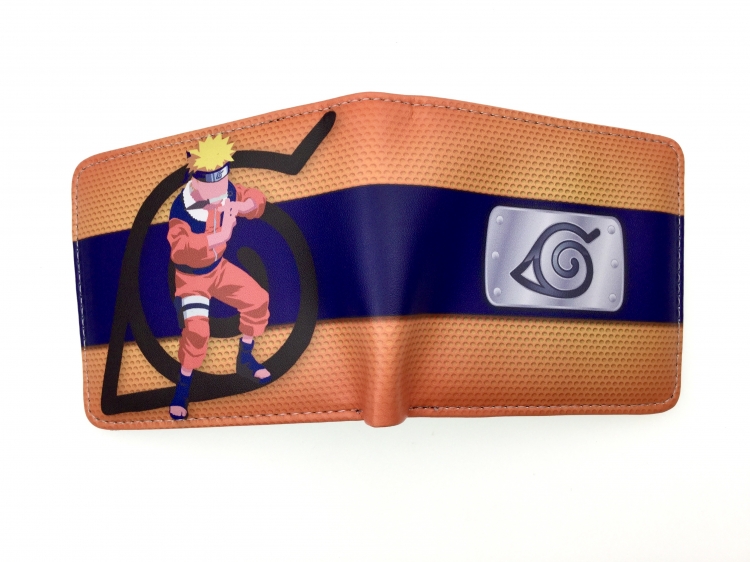 Naruto two fold  Short wallet 11X9.5CM 60G