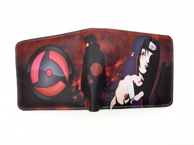 Naruto two fold  Short wallet 11X9.5CM 60G