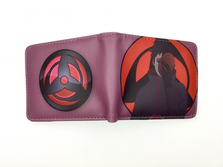 Naruto two fold  Short wallet 11X9.5CM 60G