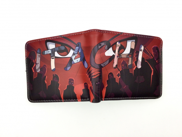 Naruto two fold  Short wallet 11X9.5CM 60G