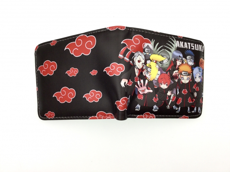 Naruto two fold  Short wallet 11X9.5CM 60G