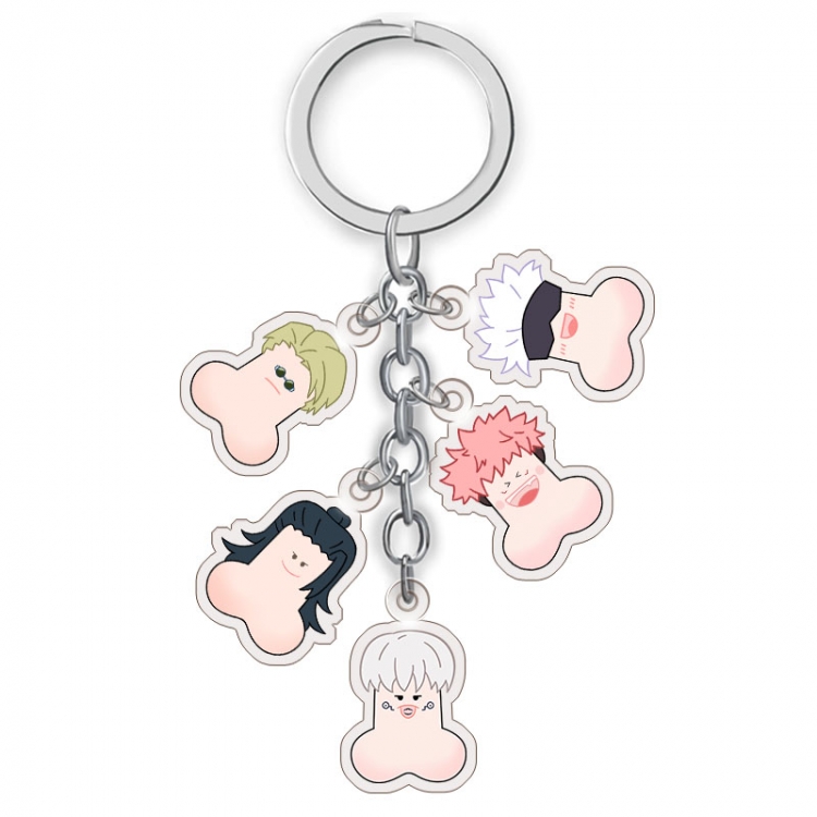 Jujutsu Kaisen Anime acrylic Key Chain price for 5 pcs A197