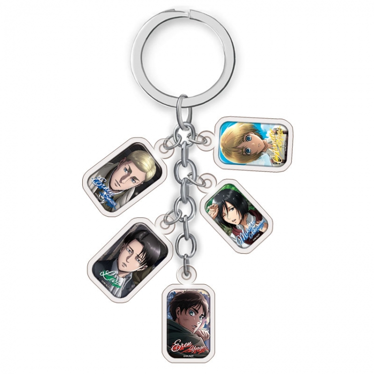 Shingeki no Kyojin Anime acrylic Key Chain price for 5 pcs A190