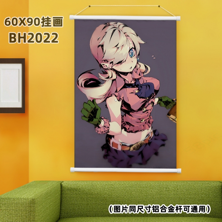 The Seven Deadly Sins White plastic pole hanging picture 60X90CM BH2022