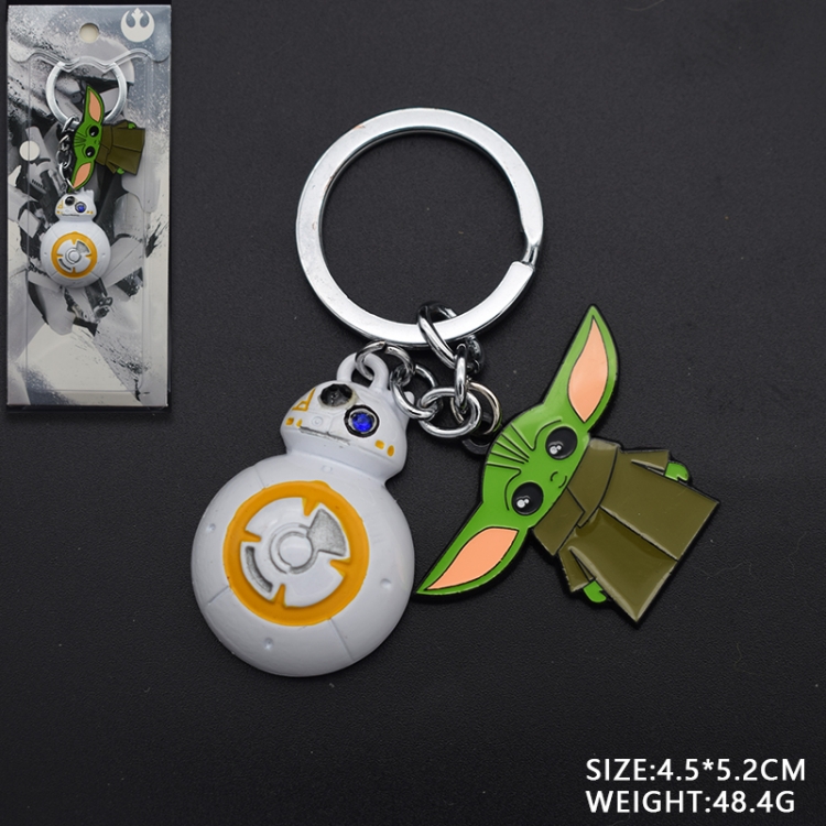 Star Wars Anime cartoon double skewered keychain