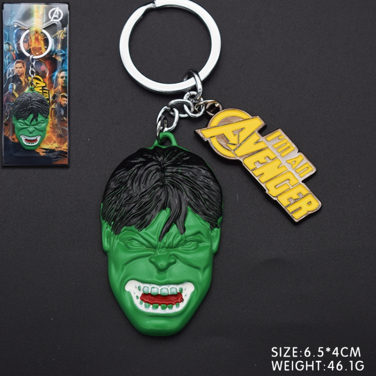 The avengers allianc Anime cartoon double skewered keychain