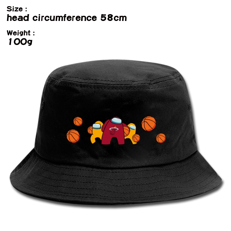 Among-us Game canvas fisherman hat sun hat