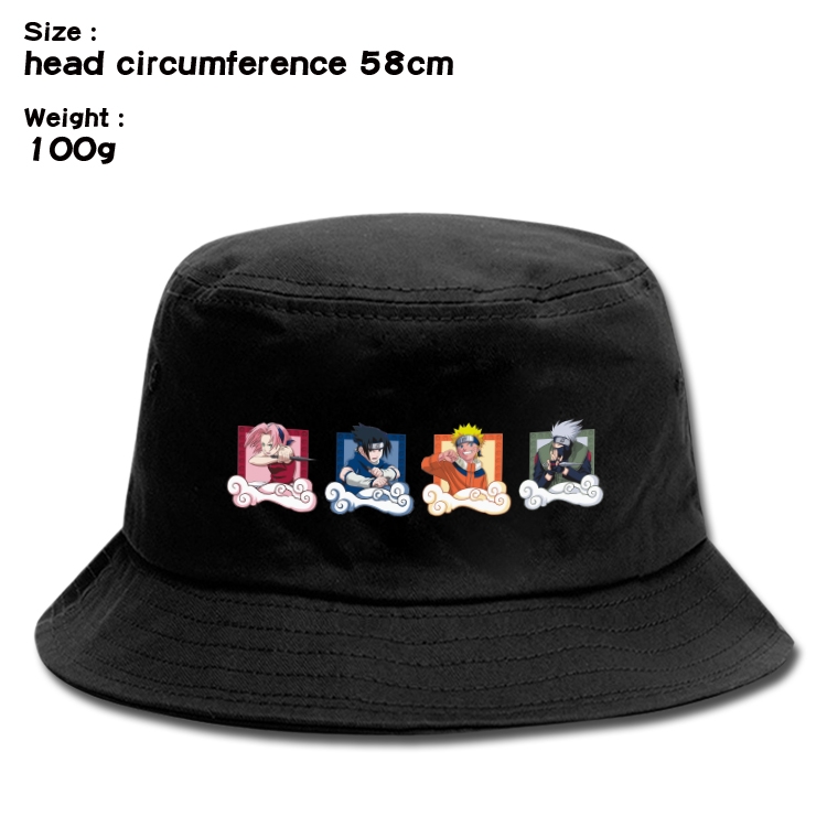 Naruto Anime canvas fisherman hat sun hat 58cm 100g