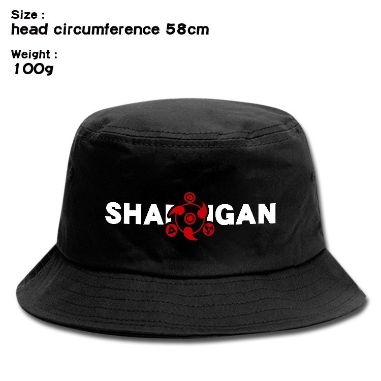 Naruto Anime canvas fisherman hat sun hat 58cm 100g