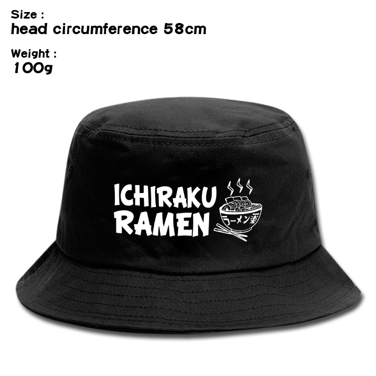 Naruto Anime canvas fisherman hat sun hat 58cm 100g