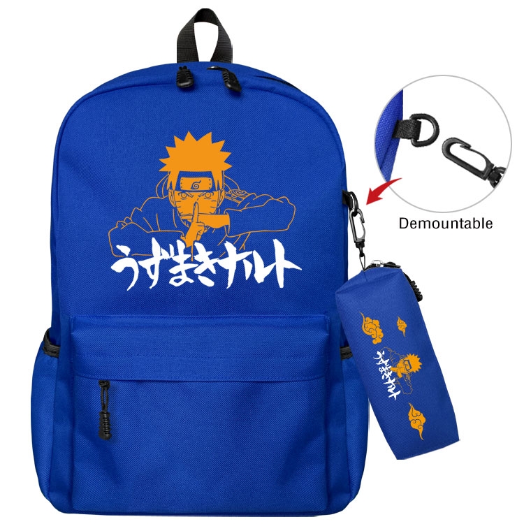  Naruto Anime student school bag backpack Pencil Bag combination