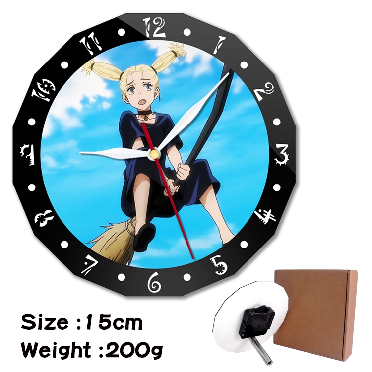Jujutsu Kaisen Anime double acrylic wall clock alarm clock 15cm 200g