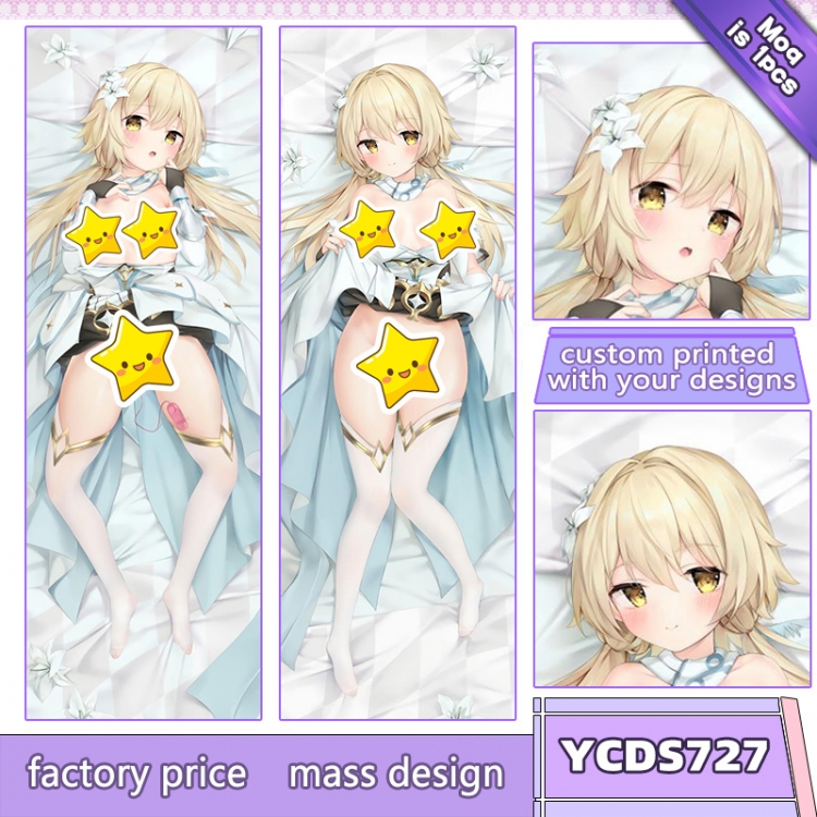 Genshin Impact Anime body pillow cushion  50X150CM  YCDS727