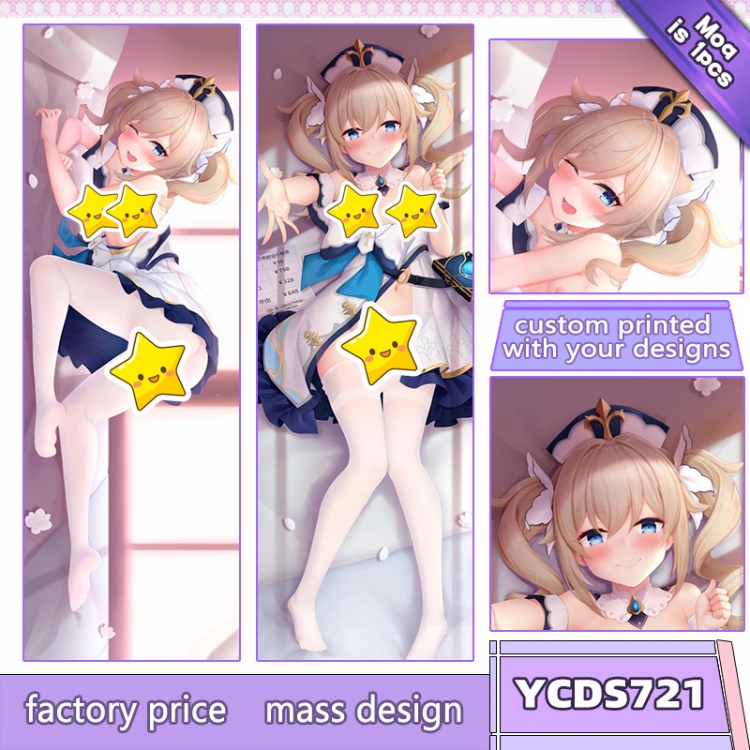 Genshin Impact Anime body pillow cushion  50X150CM  YCDS721