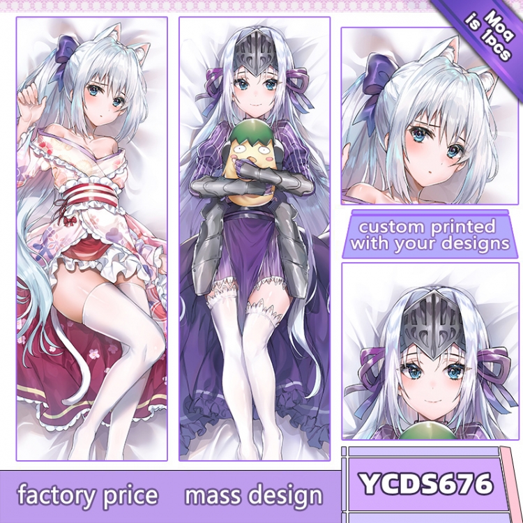 Is this a zombie Anime body pillow cushion  50X150CM  YCDS676