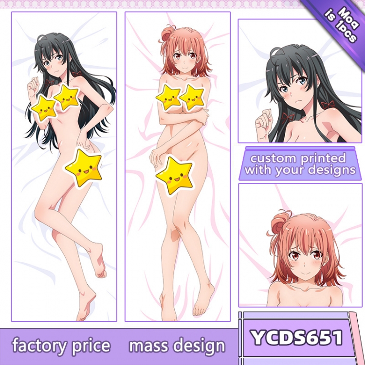 Yahari ore no seishun rabu kome wa machigatte iru Anime body pillow cushion  50X150CM  YCDS651